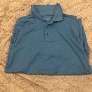 Croft & Barrow golf button down that is light blue in good condition.